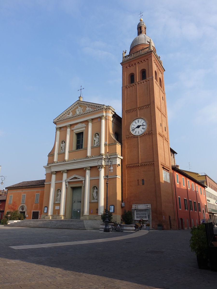 Pieve di Cento, Collegiata di St. Maria Maggiore, erbaut ab 1710 (30.10.2017)