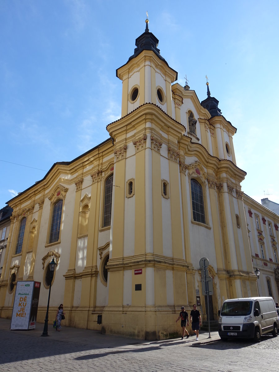 Pilsen, Dominikanerklosterkirche St. Anna, erbaut von 1712 bis 1714 (26.06.2020)