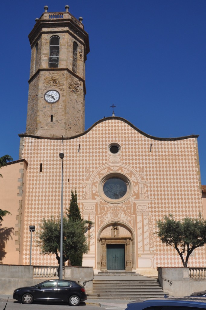 PINEDA DE MAR (Provincia de Barcelona), 31.05.2015, Esglsia (Kirche) de Santa Maria de Pineda