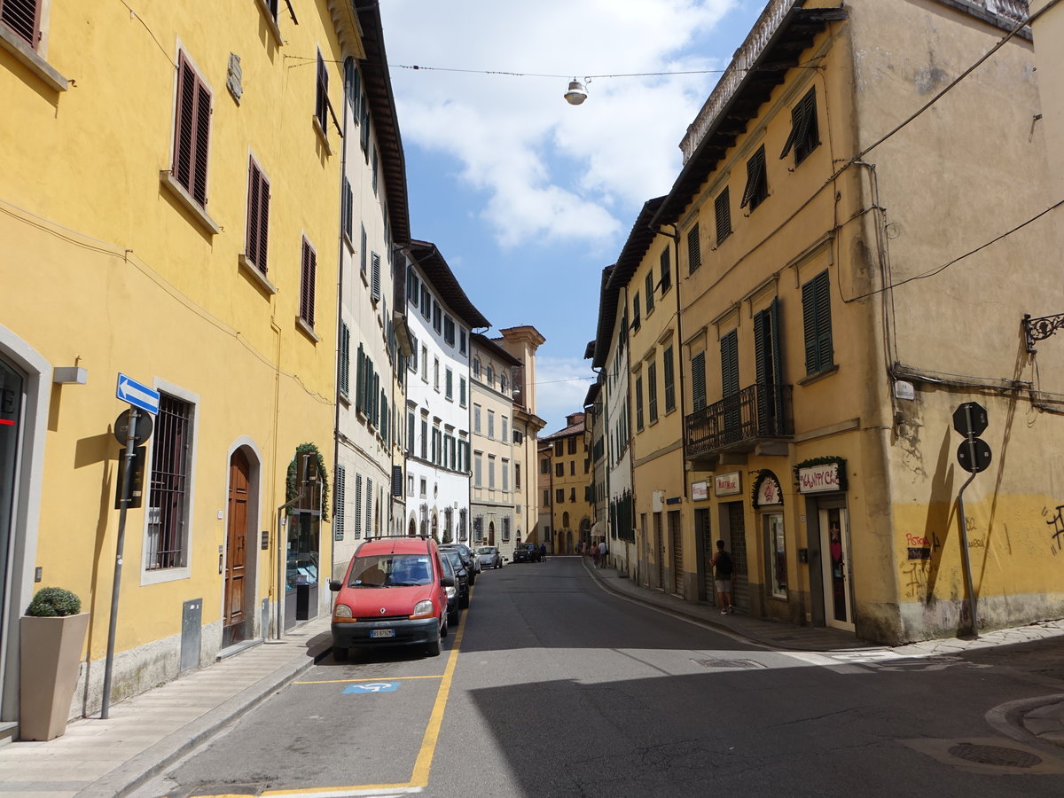 Pistoia, Gebude in der Via Sant Andrea in der Altstadt (16.06.2019)