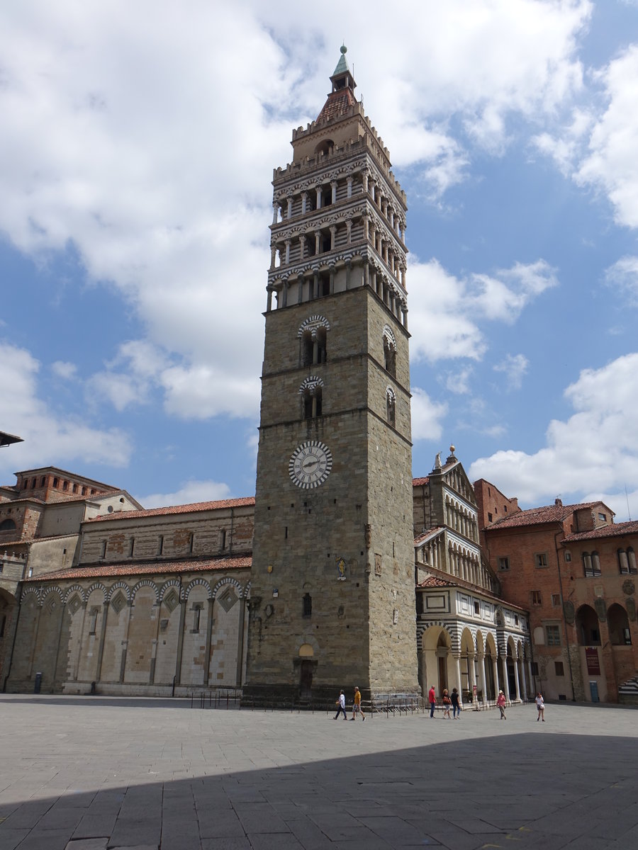 Pistoia, Kathedrale San Zeno, romanische Basilika, erbaut von 1108 bis 1145 (16.06.2019)