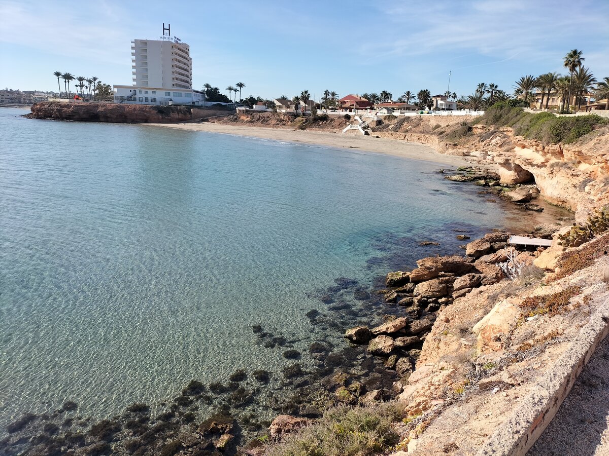 Playa Cala Cerrada, Orihuela Costa, 26.01.2024