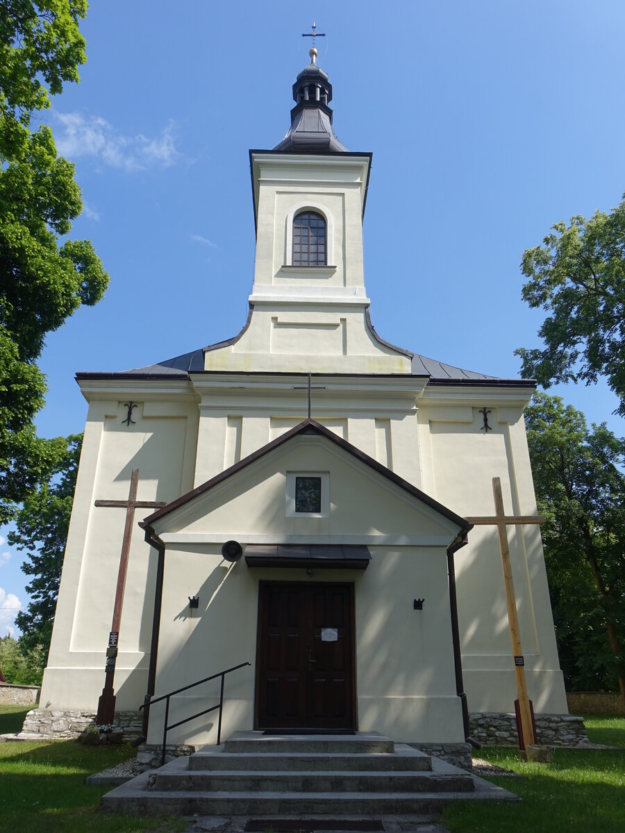 Plazow, Pfarrkirche St. Michael, erbaut bis 1818 (16.06.2021)