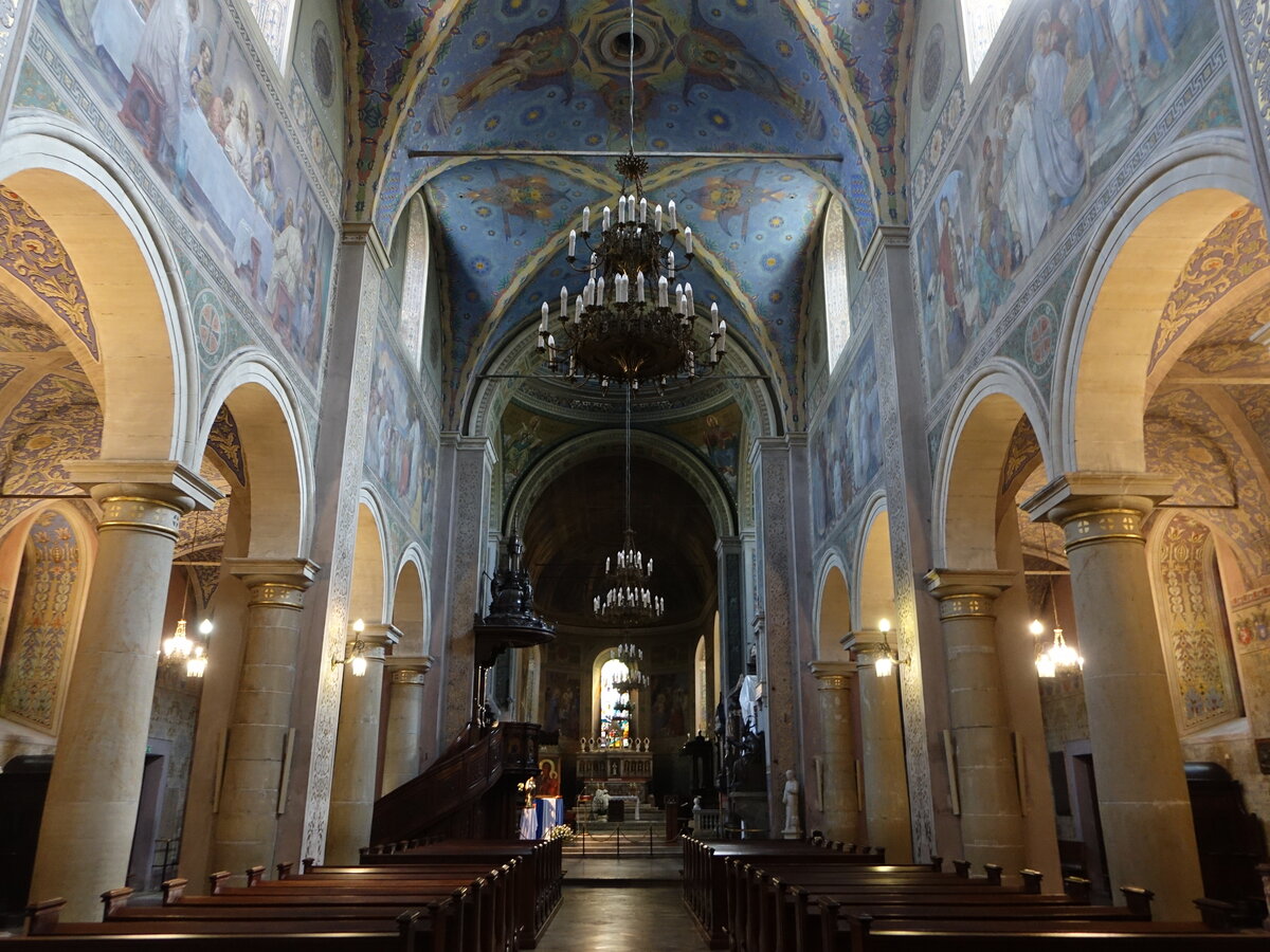 Plock, Innenraum der Kathedrale Maria Himmelfahrt (07.08.2021)