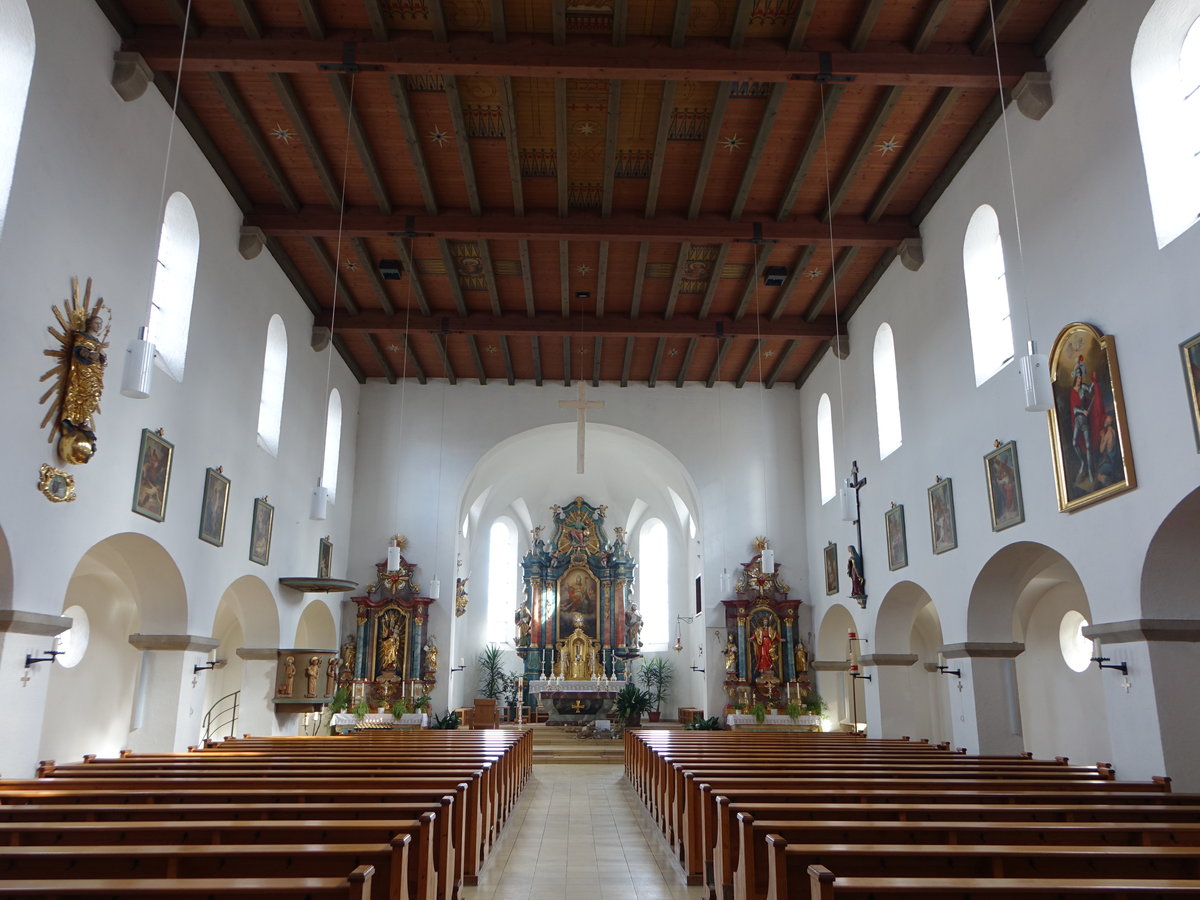 Plling, neubarocke Altre in der Pfarrkirche St. Martin (05.03.2017)