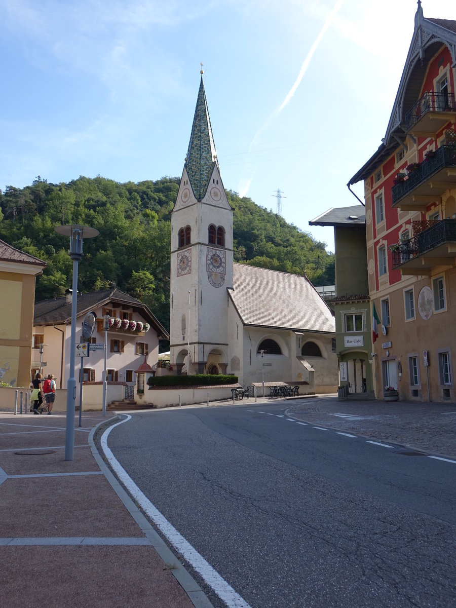 Ponte Gardena/ Waidbruck, Pfarrkirche St. Jodok, erbaut ab 1331 (14.06.2019)