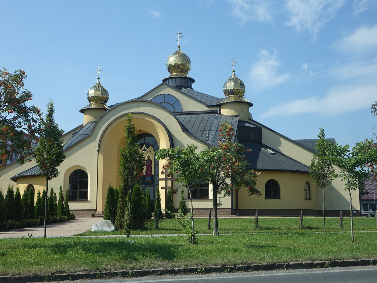 Poprad / Deutschendorf, Griechisch-Kath. Kirche in der Ustecko Orlicka Strae (07.08.2020)