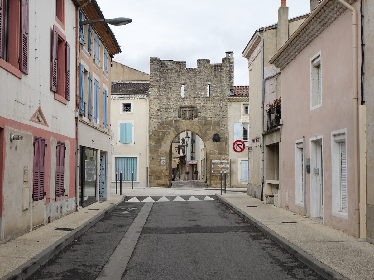 Porte de Roussillon aus dem 13. Jahrhundert in La Roche-de-Glun (18.09.2016)
