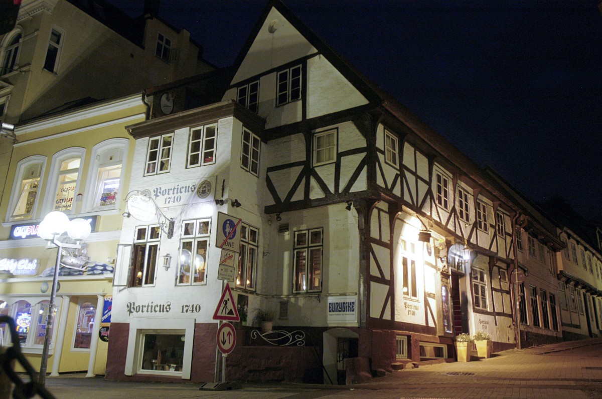 Porticus in Flensburg. Aufnahmedatum: 15. Juni 2007.