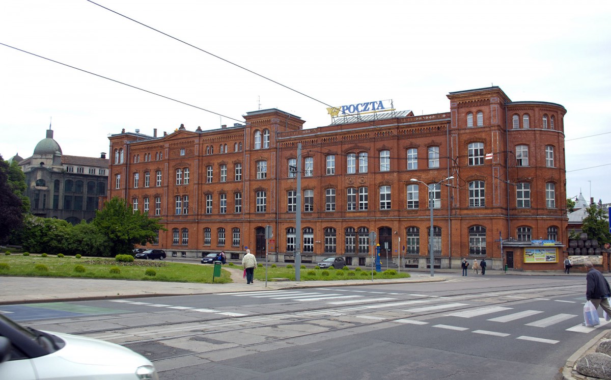 Postamt Stettin (Szczecin).

Aufnahmedatum: 25. Mai 2015.
