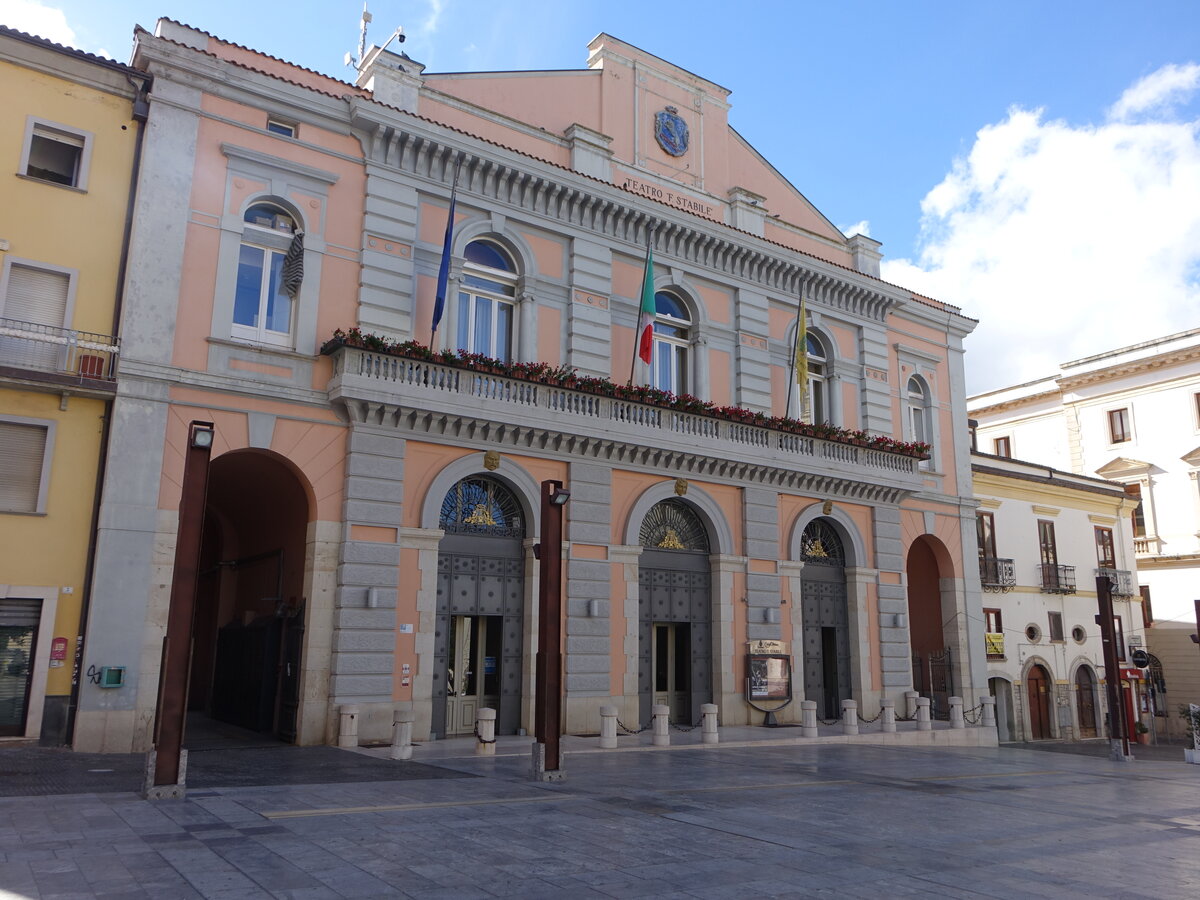 Potenza, Teatro Francesco Stabile an der Piazza Mario Pagano (29.09.2022)