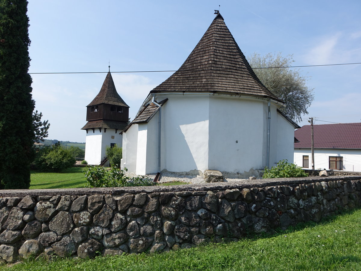 Potor, Wehrkirche St. Peter, erbaut von 1332 bis 1337 (27.08.2019) 