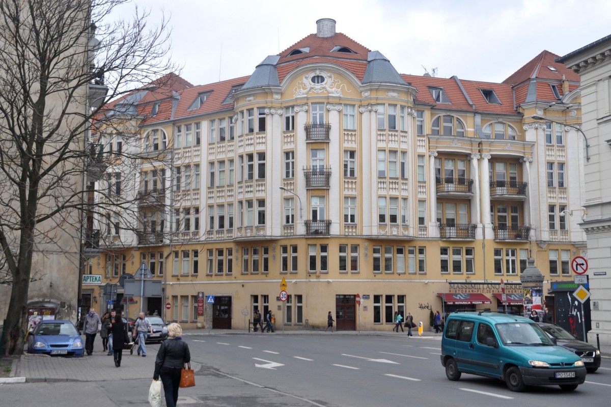 POZNAŃ, 29.04.2013, Wohn- und Geschftshaus am Plac Wolności