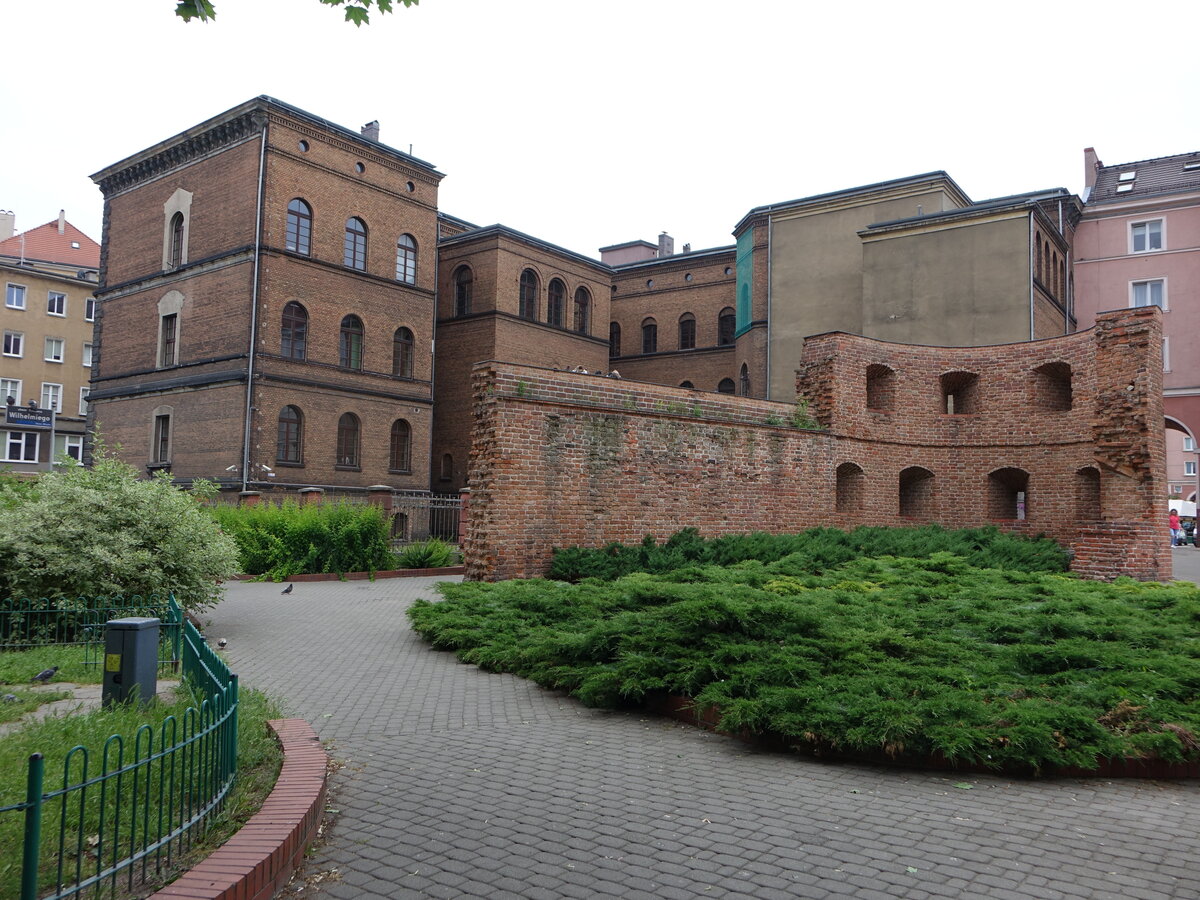 Poznan / Posen, Wilhelmiego Tor in der Masztalarska Strae (12.06.2021)