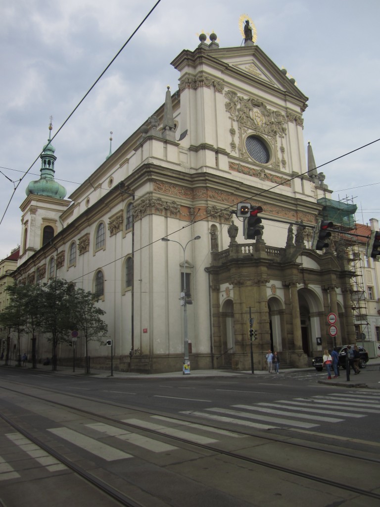 Prag, St. Ignaz Kirche, ehem. Jesuitenkirche, erbaut 1665 durch Carlo Lurago (31.08.2013)