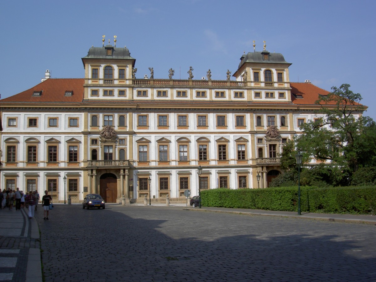 Prag, Toscansky Palais am Hradschiner Platz (31.08.2013)