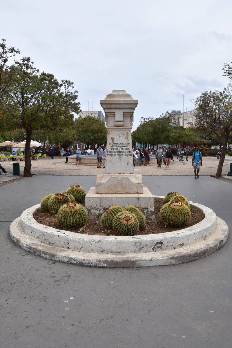 PRAIA (Concelho de Praia), 24.03.2016, zur Erinnerung an Caetano Alexandre de Almeida e Albuquerque, der von 1869 bis 1876 Gouverneur von Cabo Verde war