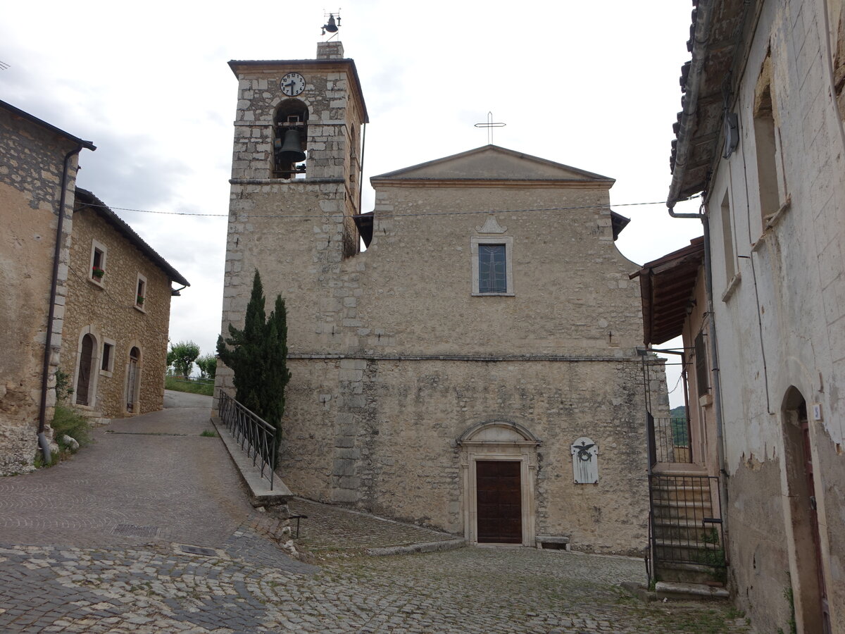 Prata d’Ansidonia, Pfarrkirche San Nicola in der Via Peltuino (26.05.2022)