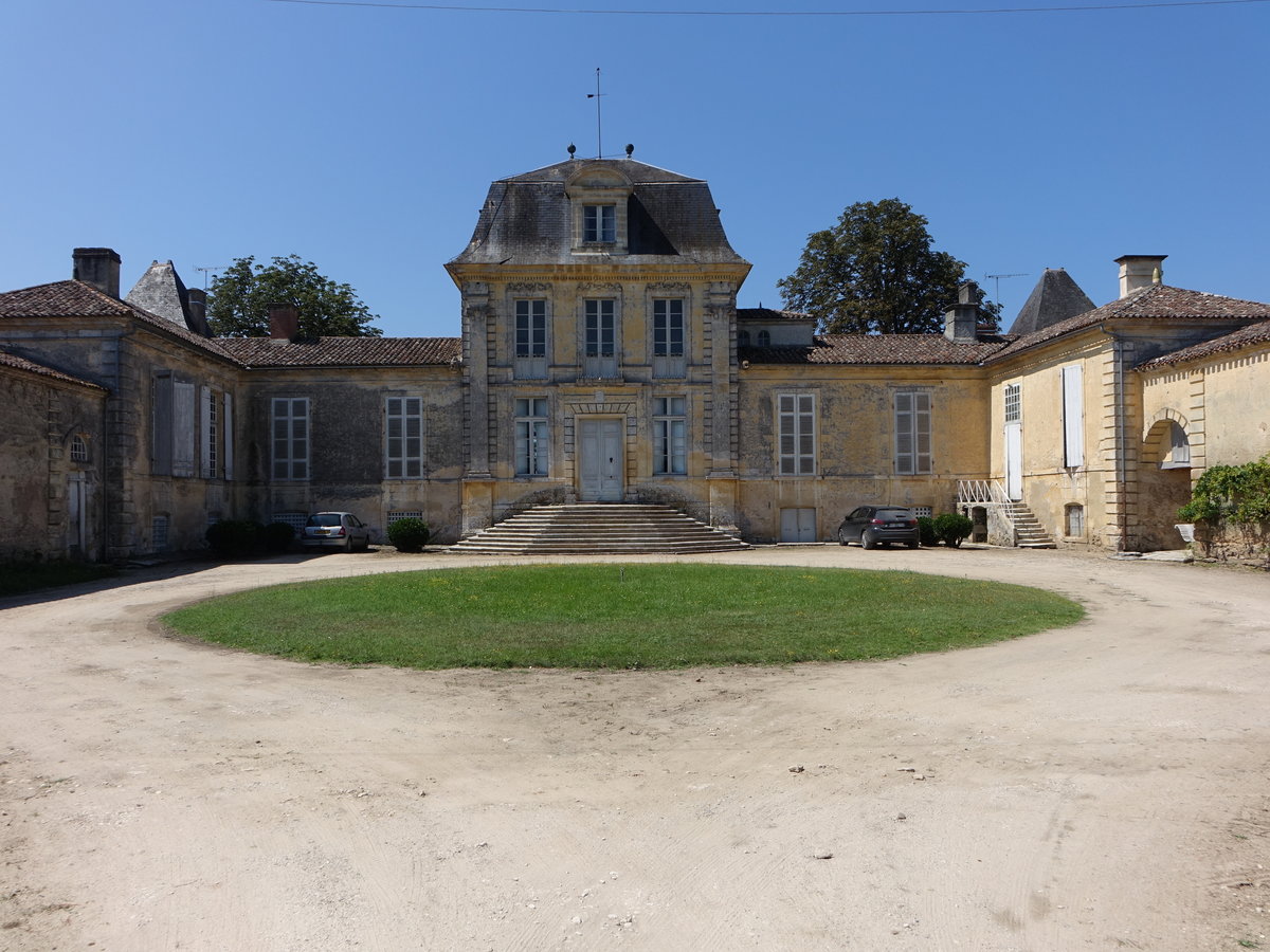 Preignac, Chteau d'Armajan des Ormes, erbaut 1565 (25.07.2018)