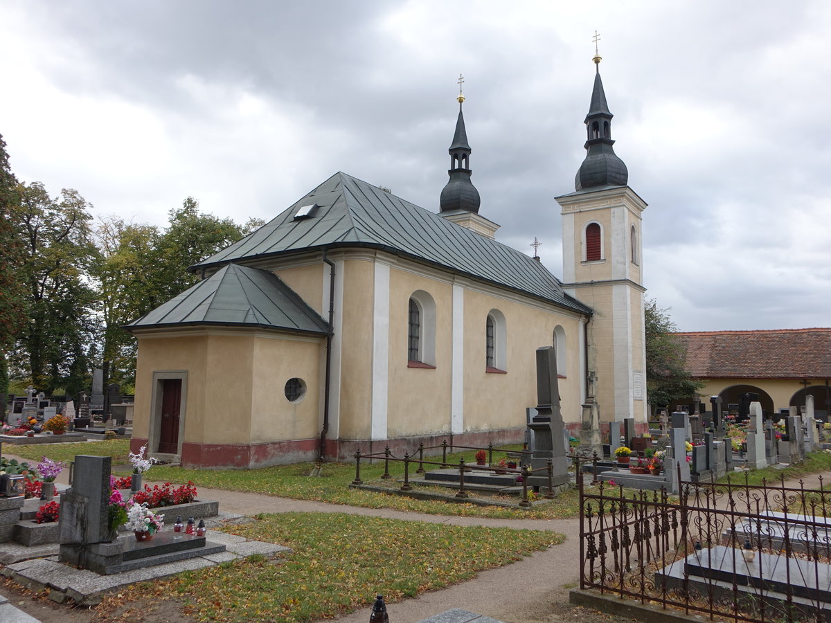 Prelouc / Pritzland, Friedhofskirche Maria Heimsuchung (30.09.2019)