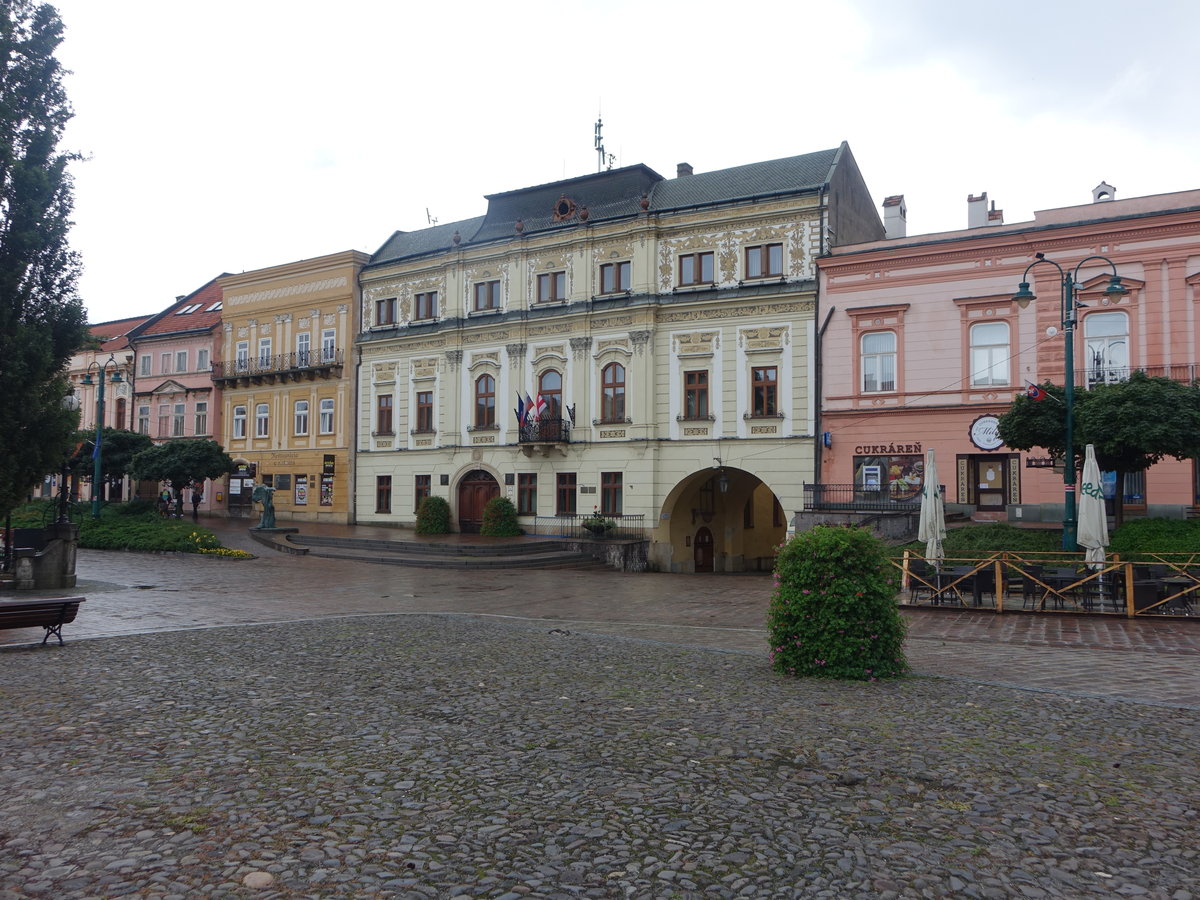 Presov / Esperies, barockes Rathaus am Hlavna Namesti, erbaut 1788 (01.09.2020)