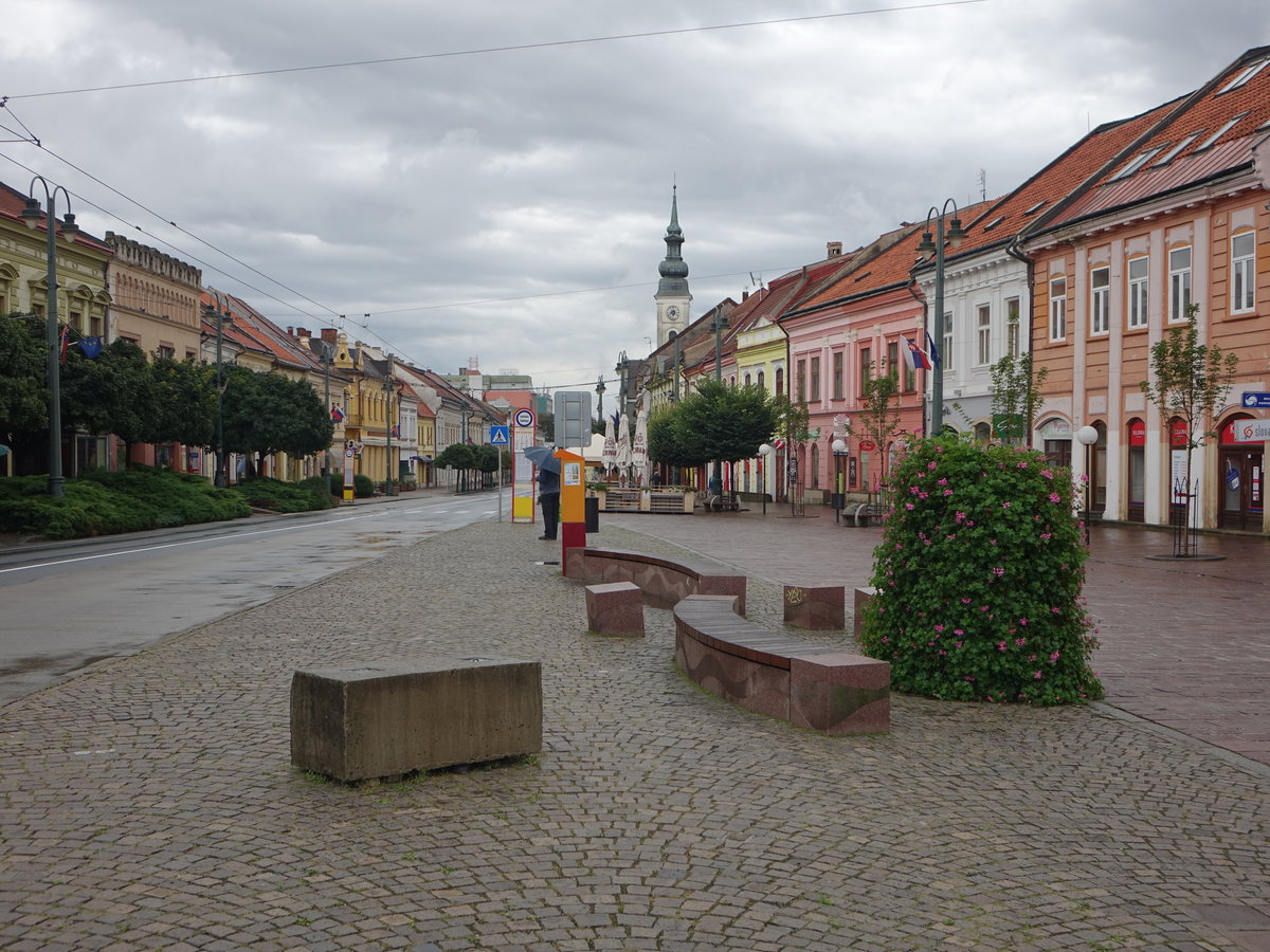 Presov / Esperies, historische Gebude am Hlavne Namesti (01.09.2020)