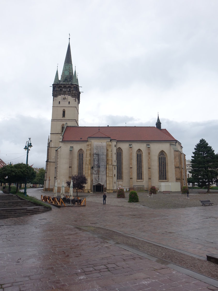 Presov / Esperies, Pfarrkirche St. Nikolaus, erbaut ab 1347 (01.09.2020)