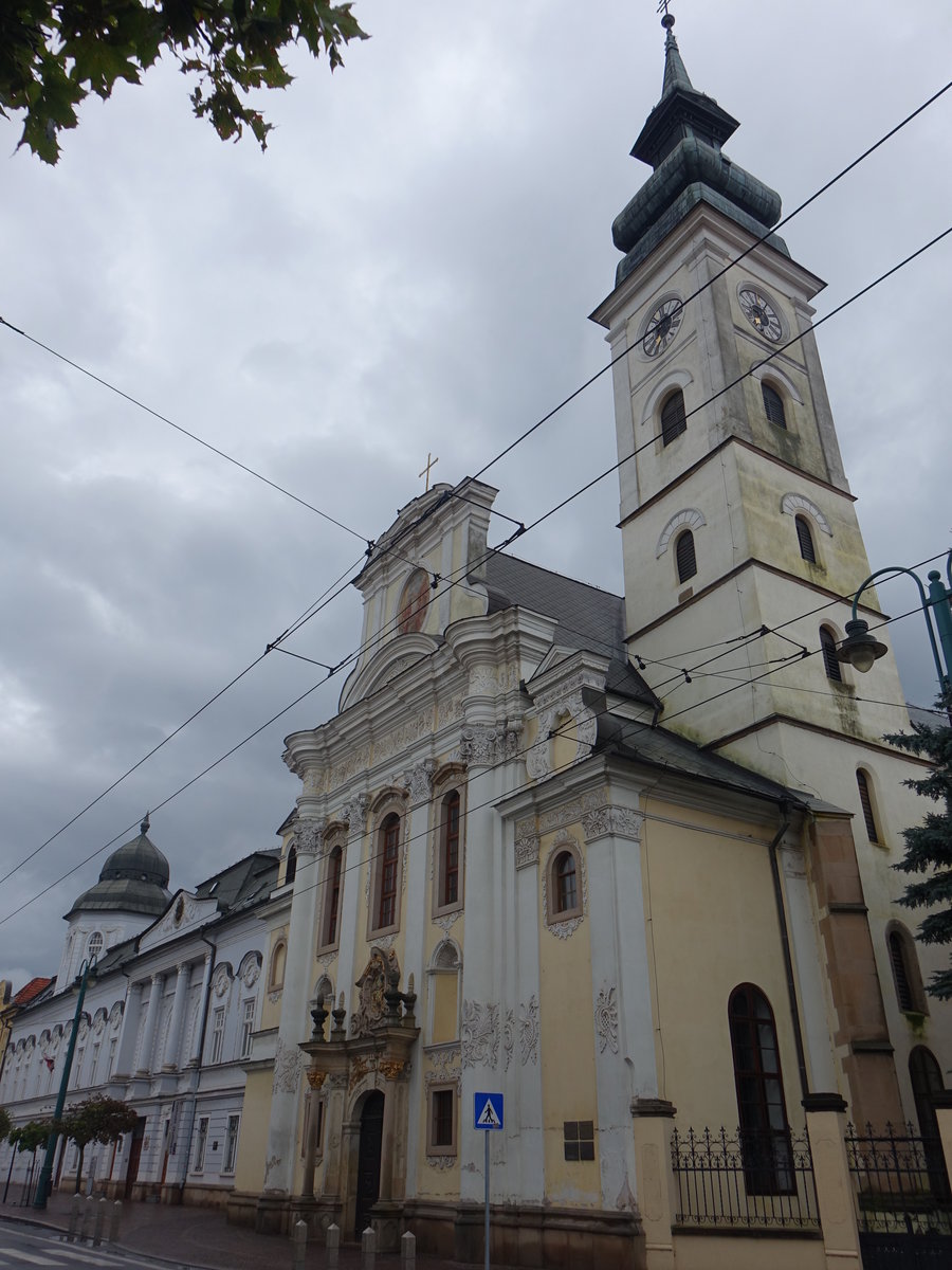 Presov / Esperies, Pfarrkirche St. Johannes, erbaut von 1753 bis 1754 (01.09.2020)