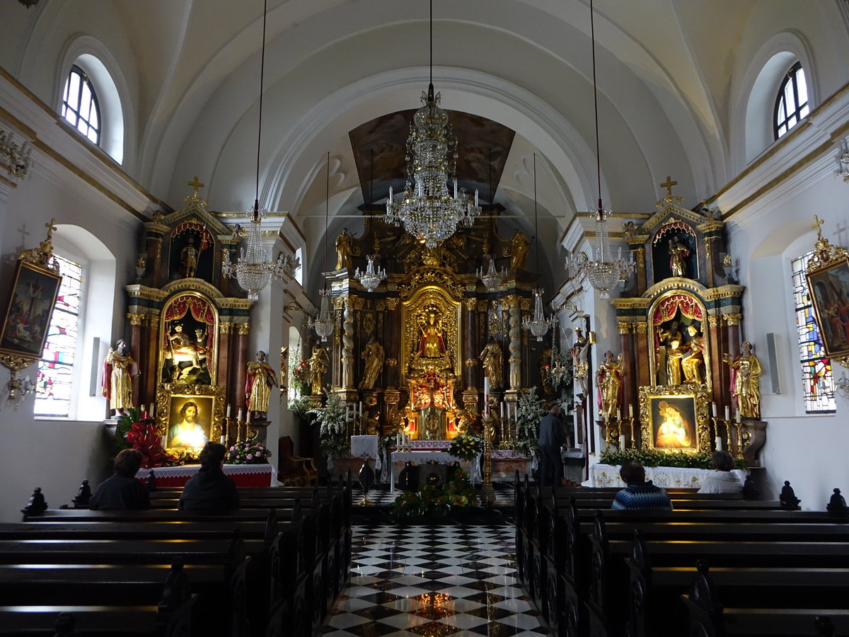 Primskovo, barocke Altre in der Maria Himmelfahrt Kirche (04.05.2017)