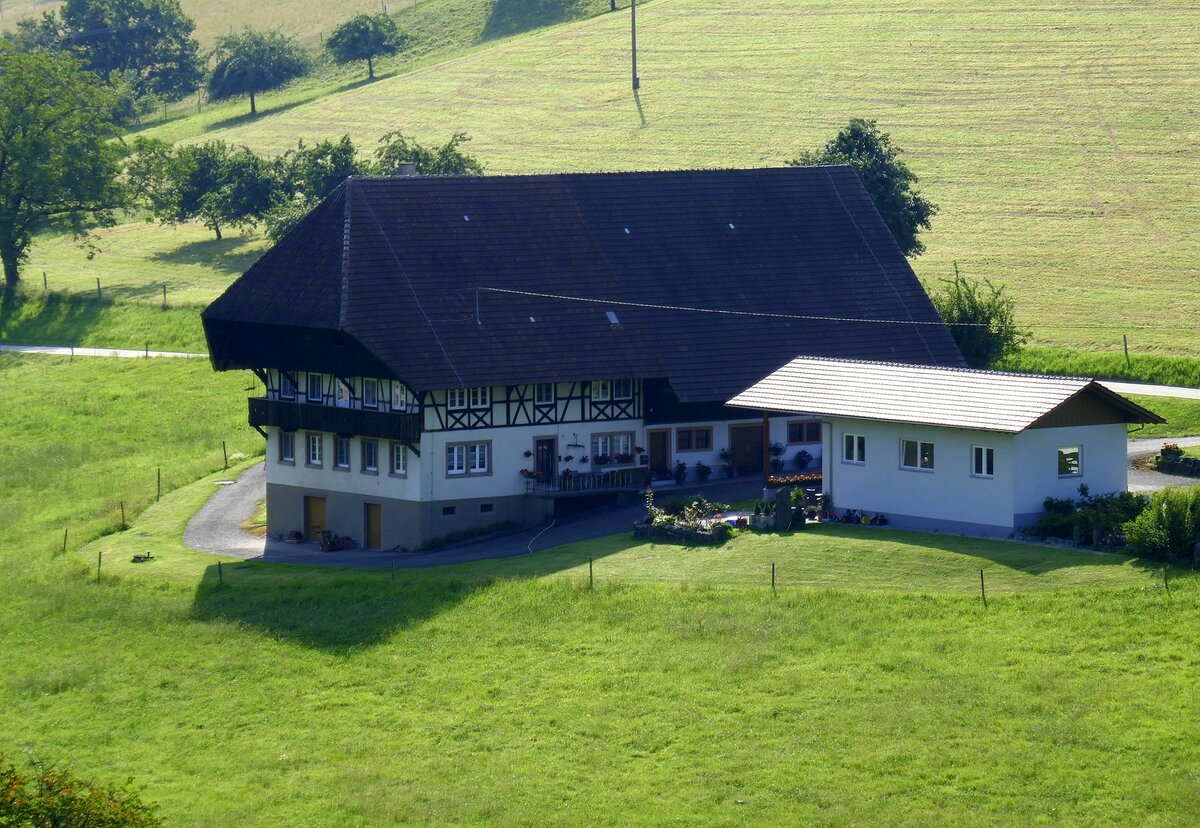 Prinzbach, Bauernhaus im Prinzbachtal, Juli 2021