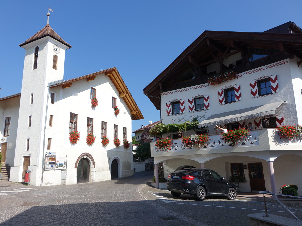Prissian, Rathaus und Hotel Mohren am Dorfplatz (15.09.2019)
