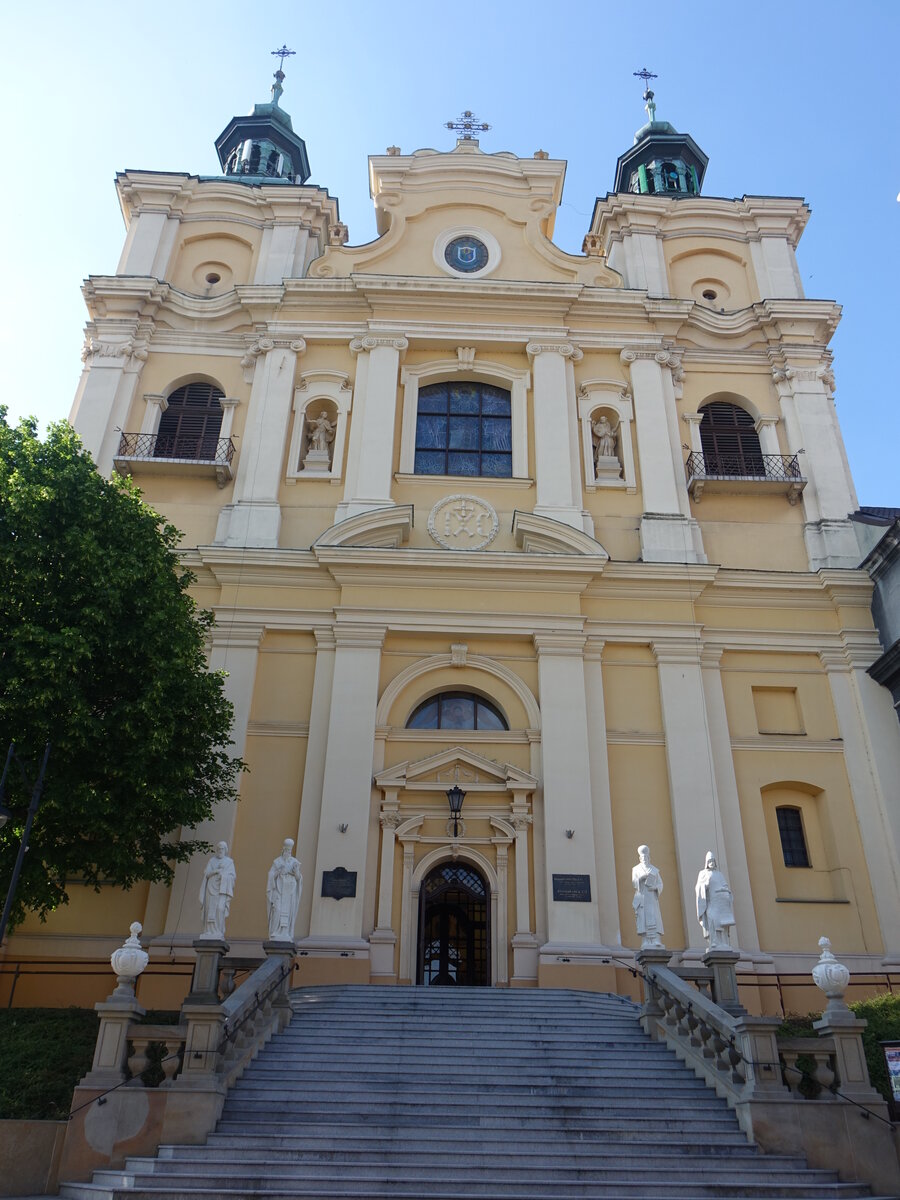 Przemysl, griechisch-katholische Pfarrkirche St. Johannes, erbaut von 1626 bis 1632 (17.06.2021)