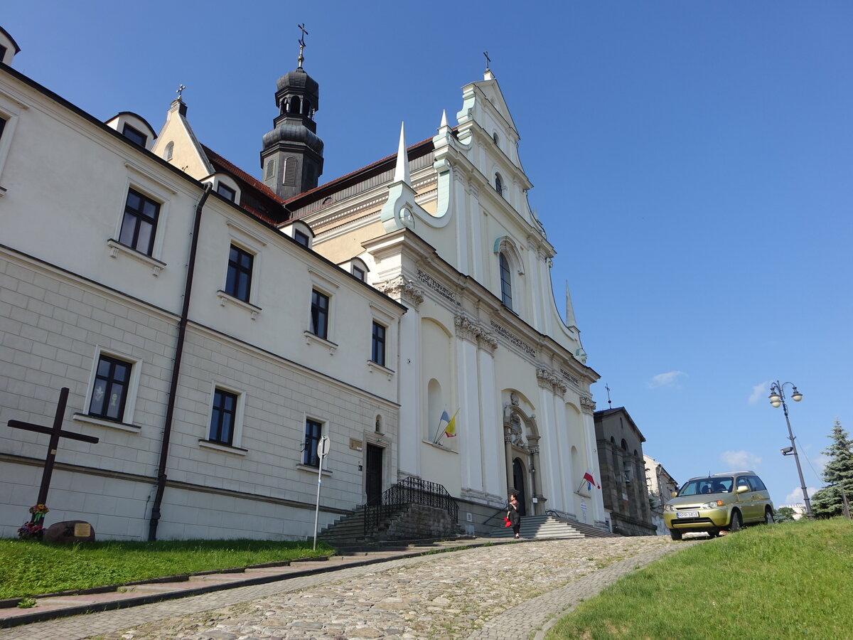 Przemysl, Karmeliterkirche, einschiffige Barockkirche, erbaut im 17. Jahrhundert (17.06.2021)