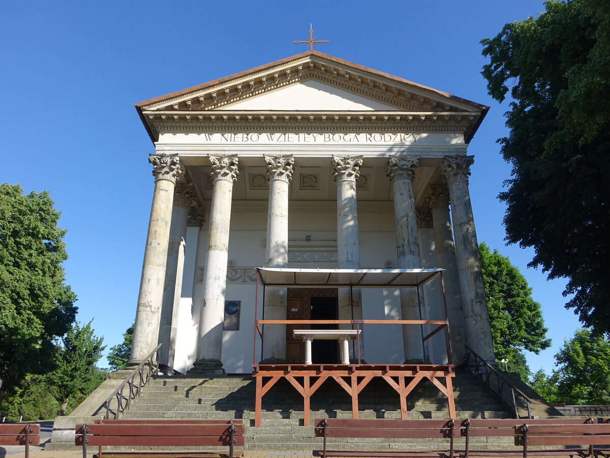 Pulawy, klassizistische Schlosskirche, erbaut 1803 (14.06.2021)