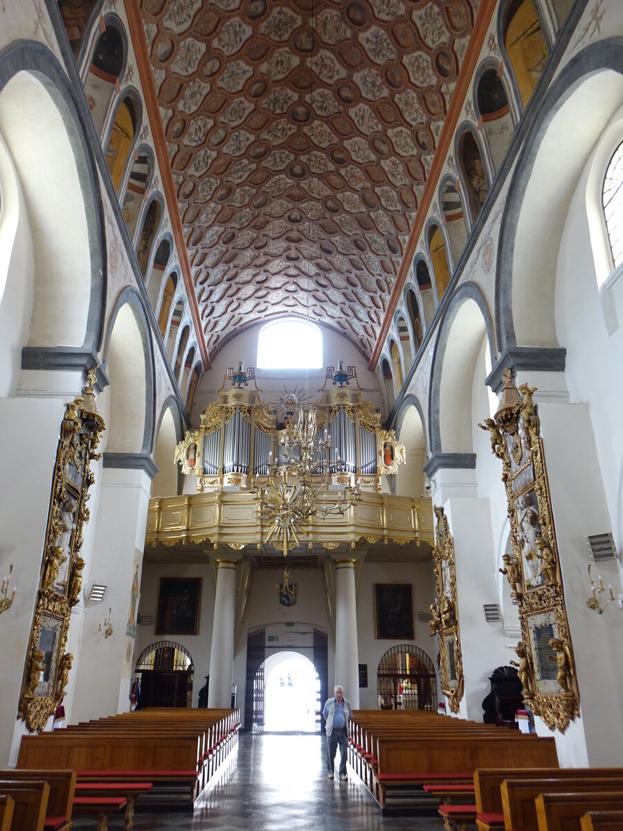 Pultusk, Orgelempore in der Stiftskirche Maria Verkndigung (05.08.2021)