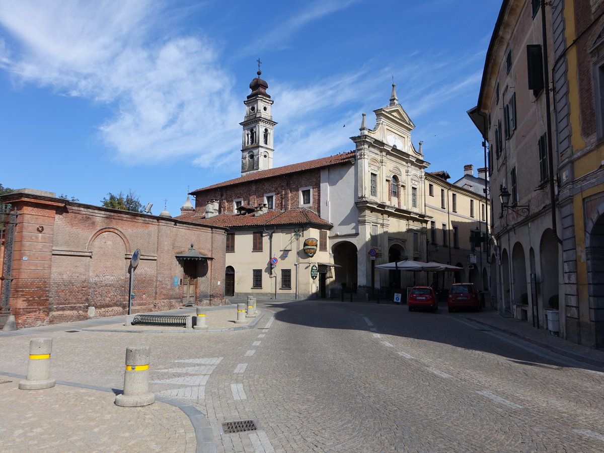Racconigi, Pfarrkirche Santa Croce in der Via Francesco Morosini (03.10.2018)