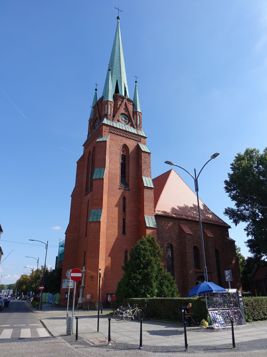 Raciborz / Ratibor, gotische Liebfrauenkirche, erbaut im 14. Jahrhundert (12.09.2021)