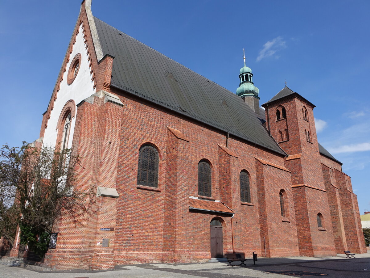 Raciborz / Ratibor, Pfarrkirche St. Jakobus, erbaut von 1246 bis 1258 (12.09.2021)