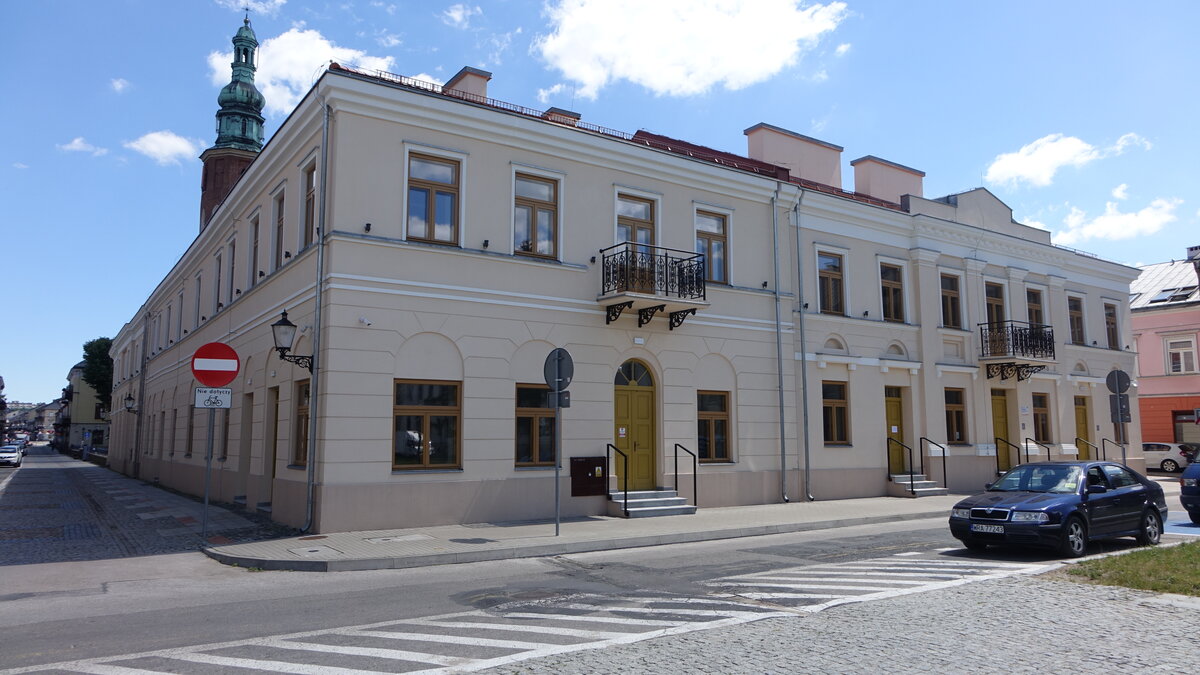 Radom, historische Gebude am Rynek Platz (14.06.2021)