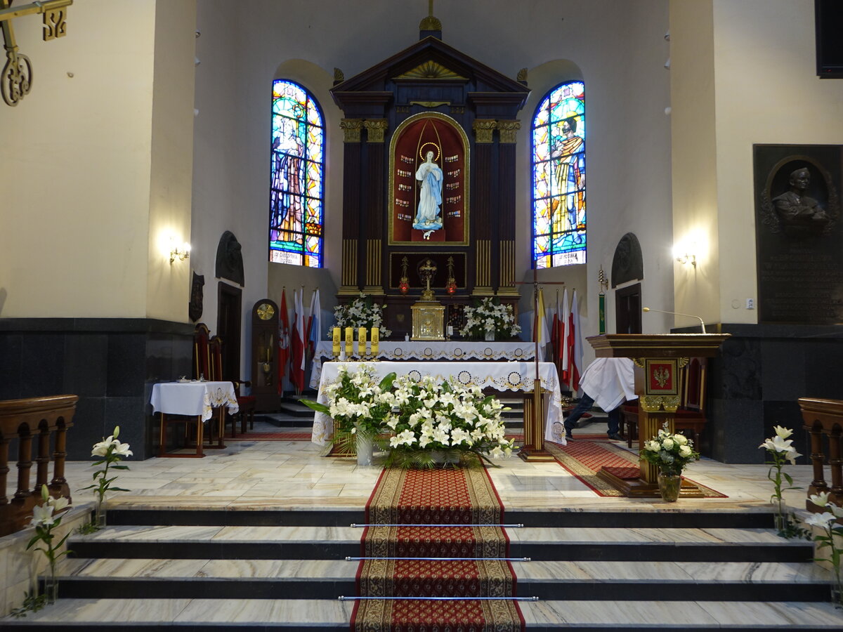 Radom, Hochaltar in der St. Stanislaus Kirche (14.06.2021)