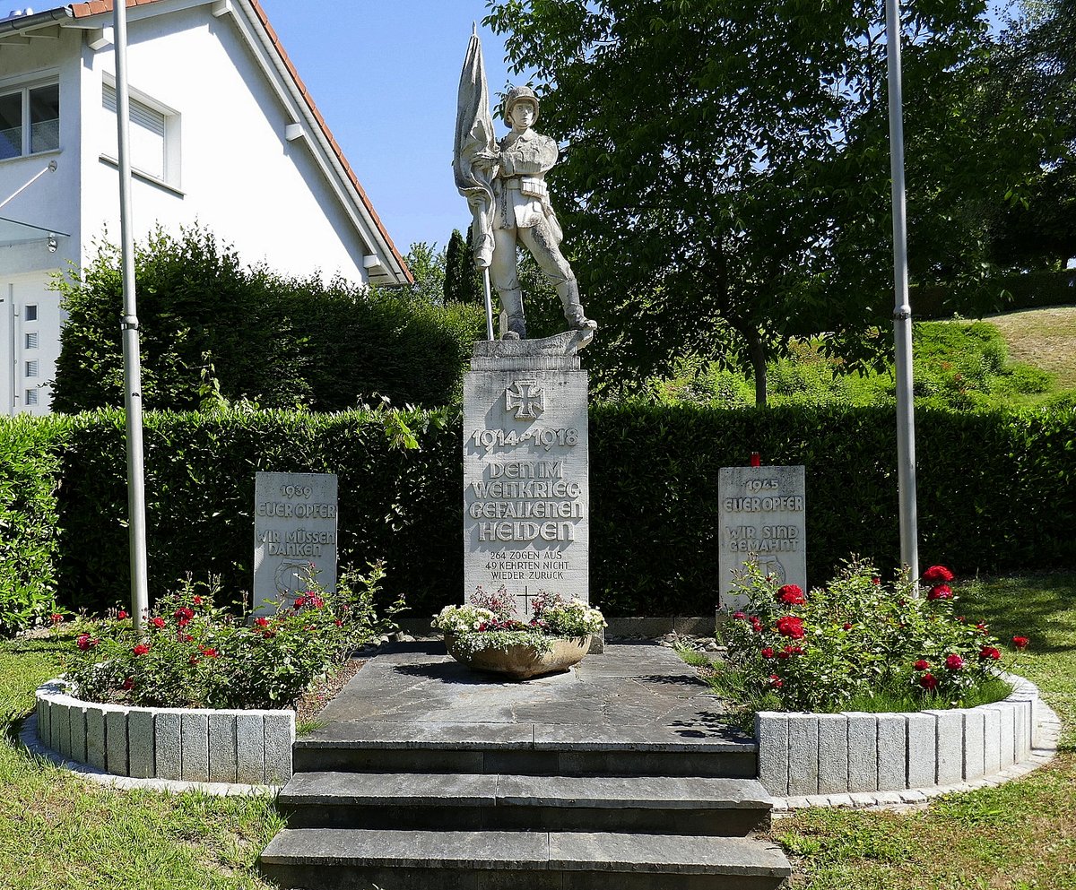 Rammersweier, Denkmal für die Gefallenen der beiden Weltkriege, Juni 2020