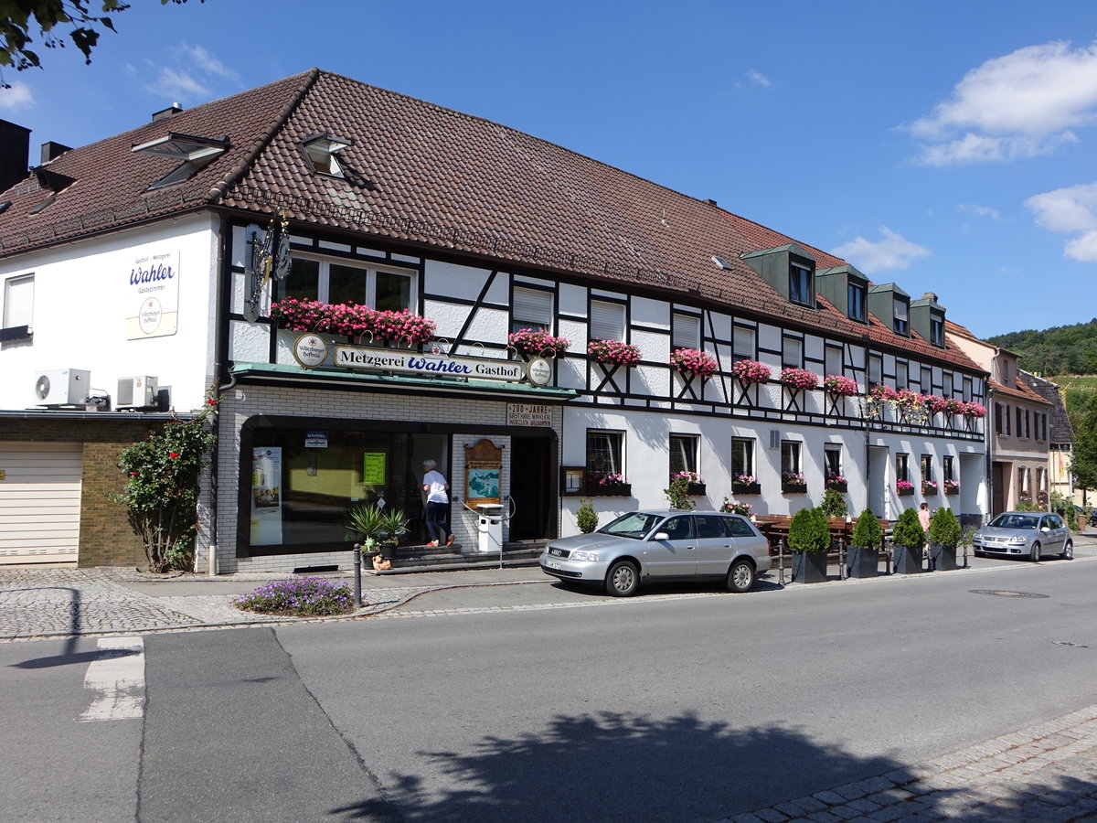 Ramsthal, Gasthaus Wahler in der Hauptstrae (07.07.2018)