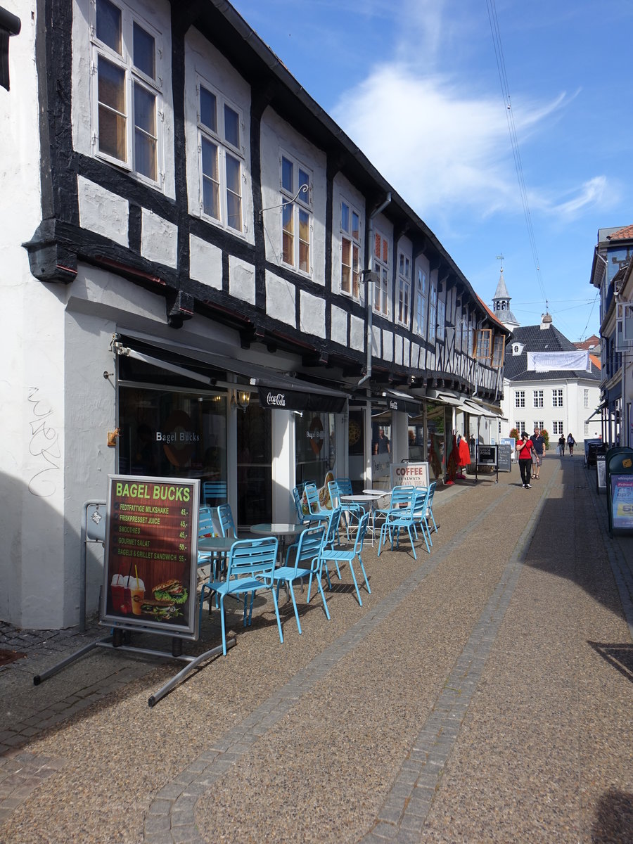 Randers, Fachwerkhuser in der Houmeden Strae (07.06.2018)