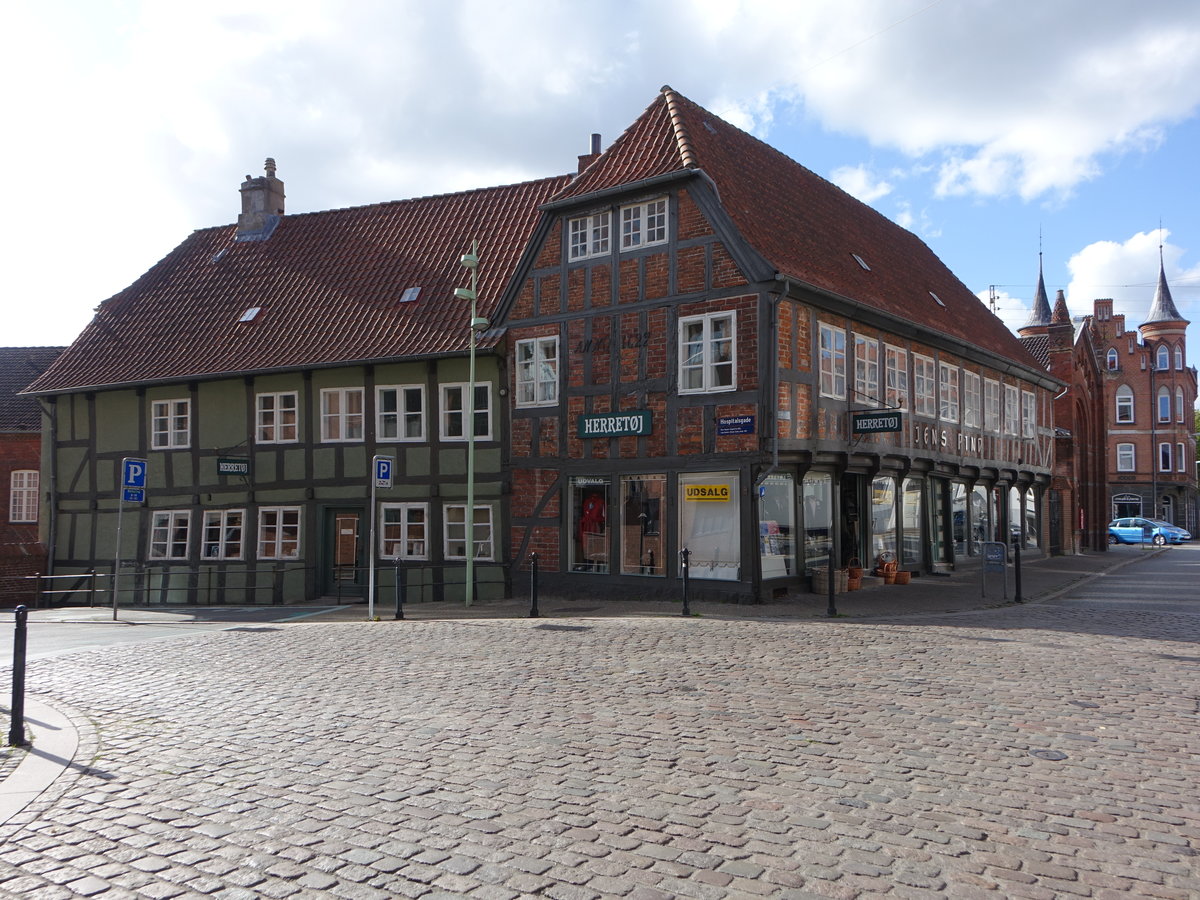 Randers, Fachwerkhaus in der Hospitalgade Strae (24.09.2020)