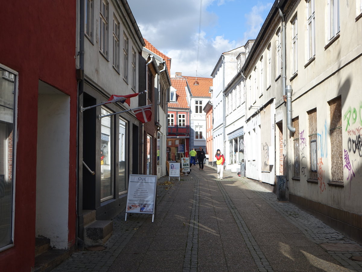 Randers, Huser in der Vester Kirkegade Strae (24.09.2020)