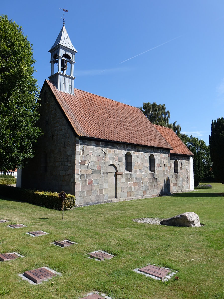 Randlev, mittelalterliche Ev. Kirche, erbaut um 1500 (24.07.2019)