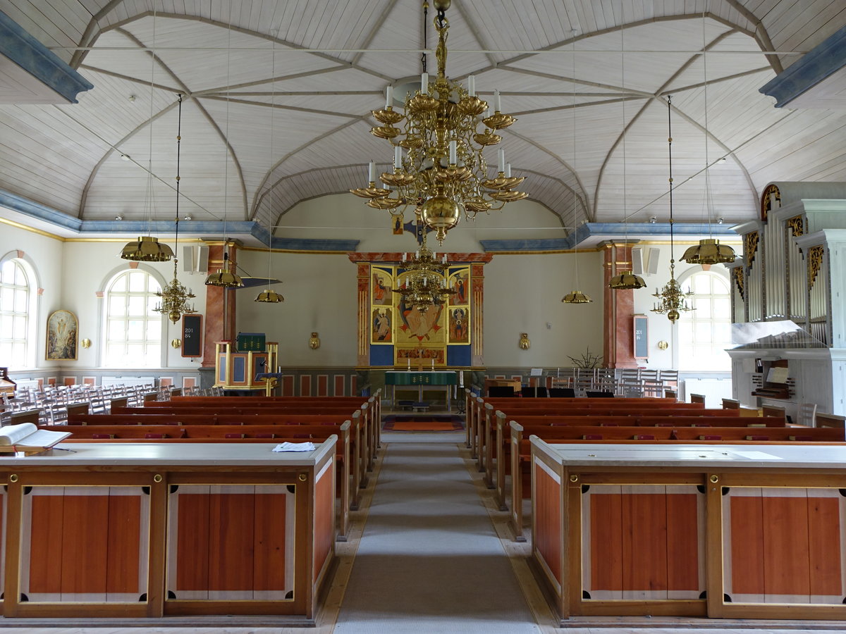 Ranster, Innenraum der Ev. Kirche, Bilder von Sven Bertil Svensson (18.06.2016)