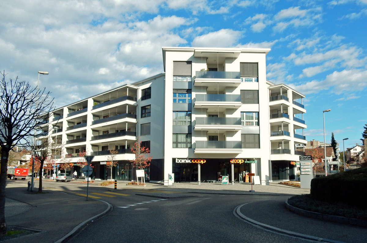 Rapperswil-Jona, Zentrum Allmeind (Baujahr 2010-2012) - 09.11.2015