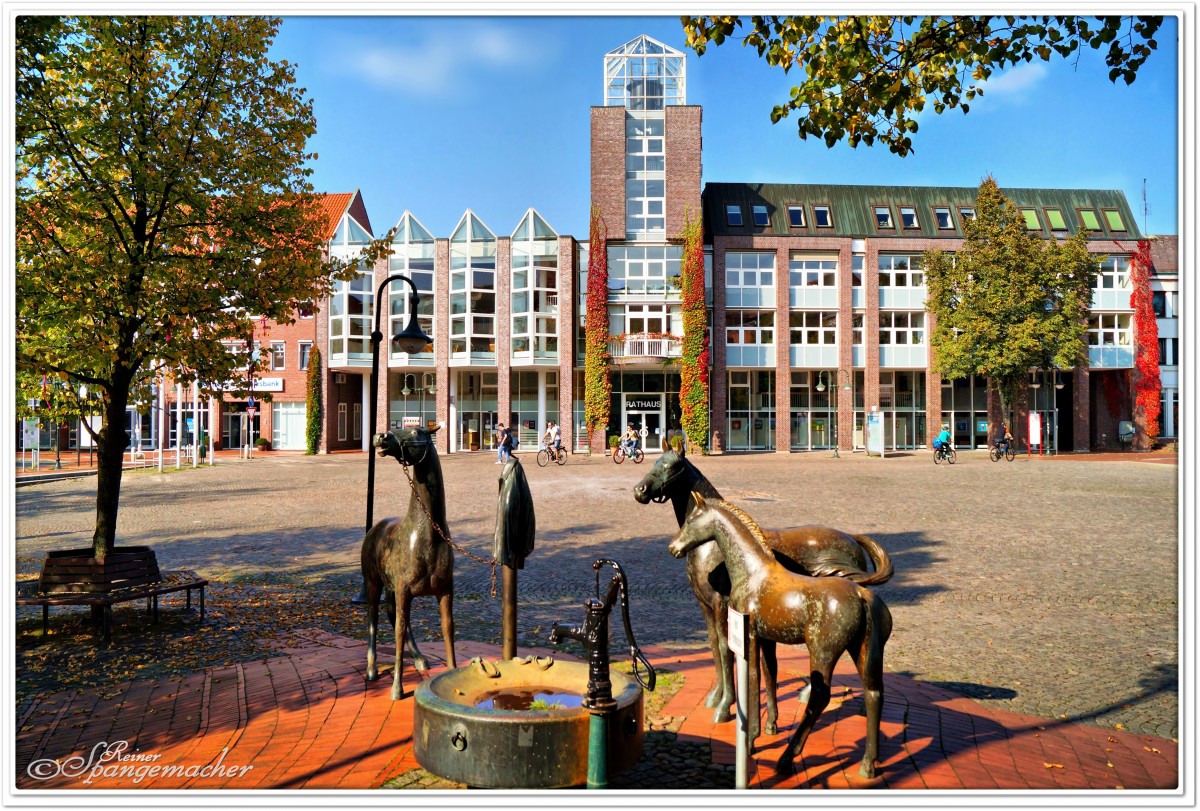 Rathaus am Pferdemarkt Rotenburg/Wmme, Oktober 2014