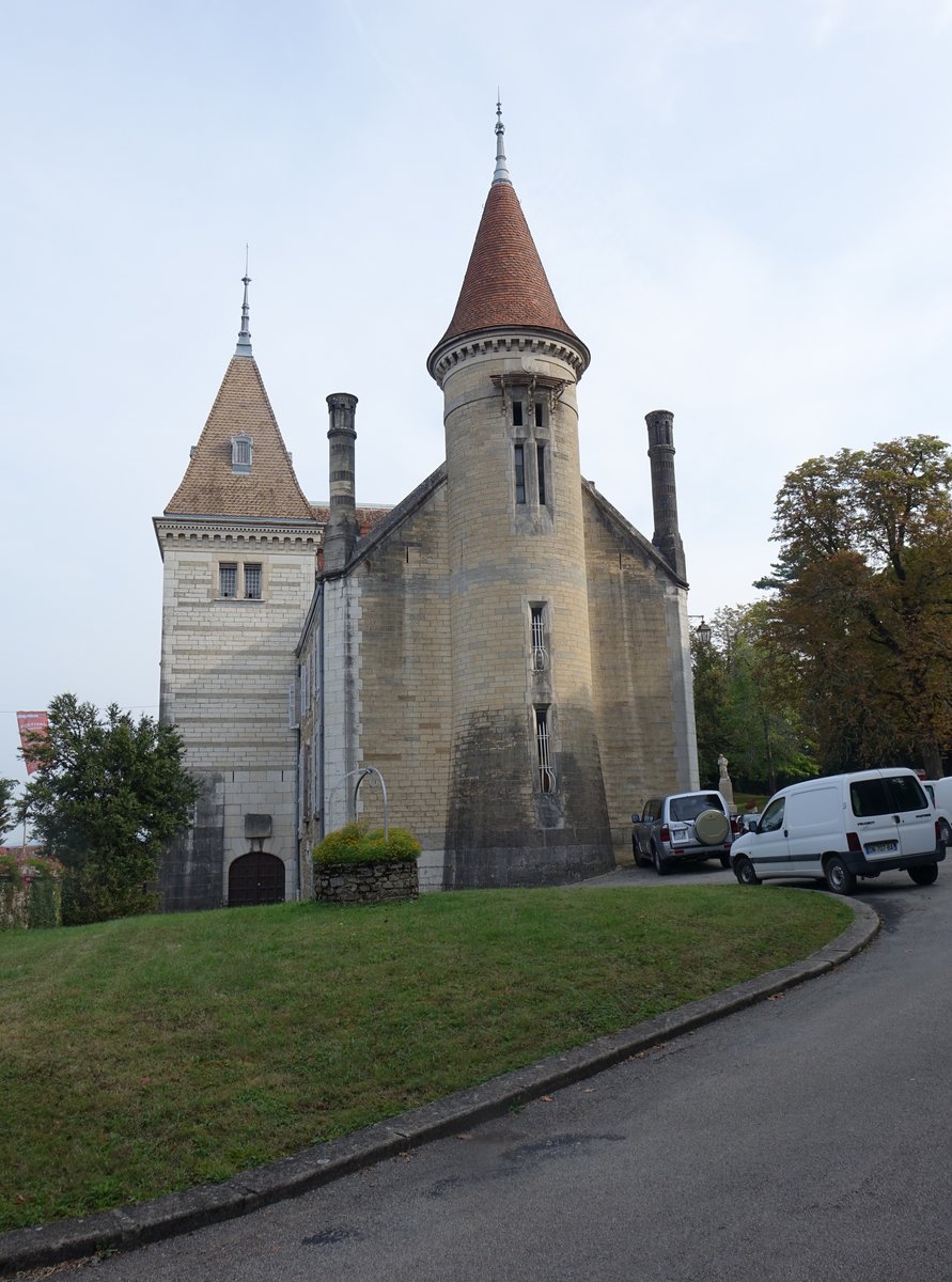 Rathaus von Ambronay in der Grande Rue, erbaut im 16. Jahrhundert (23.09.2016)